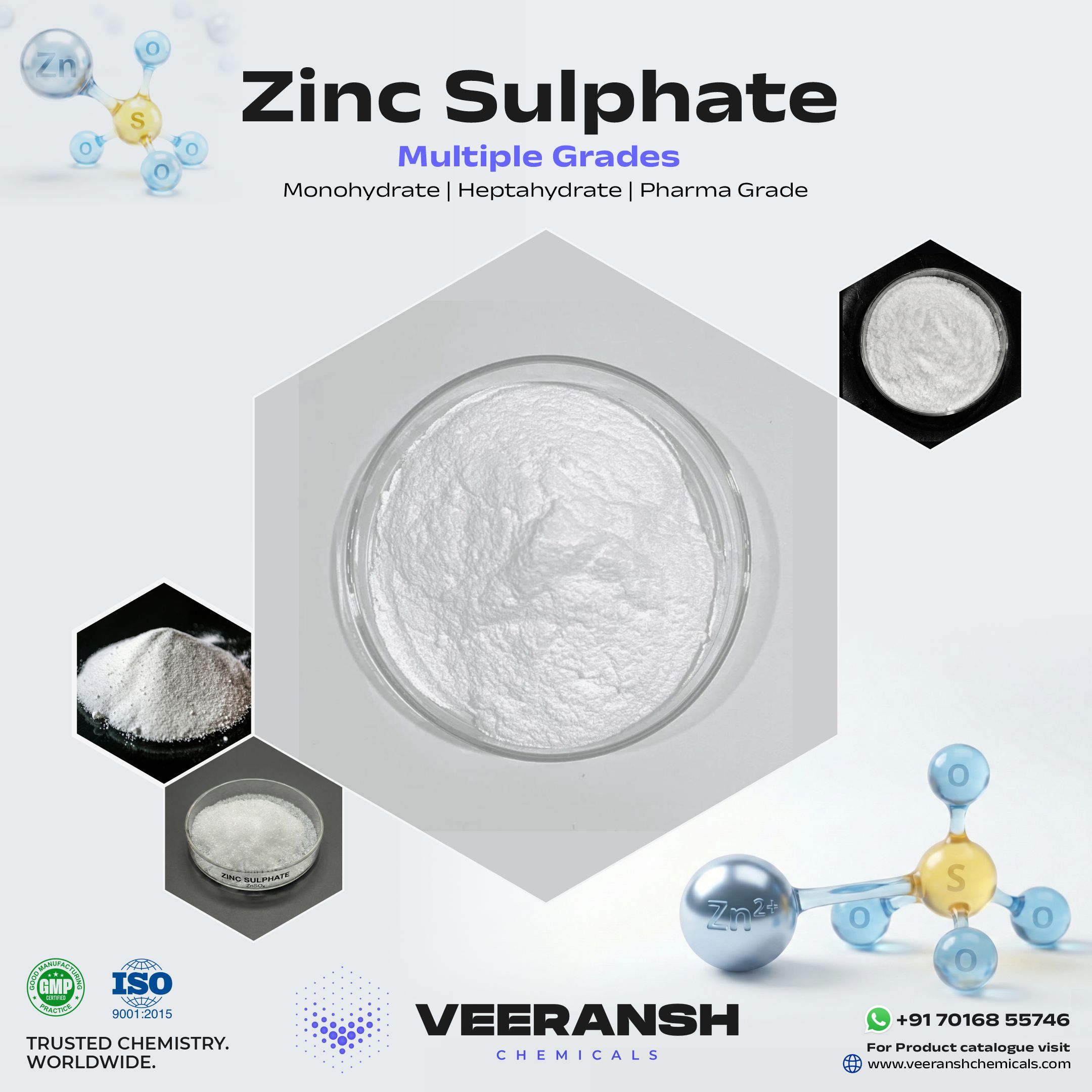 Zinc Sulphate Monohydrate vs Heptahydrate: Complete Guide
